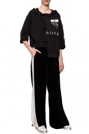 Asymmetrical hooded sweatshirt, zdjęcie 2 Asymmetrical hooded sweatshirt od Diesel